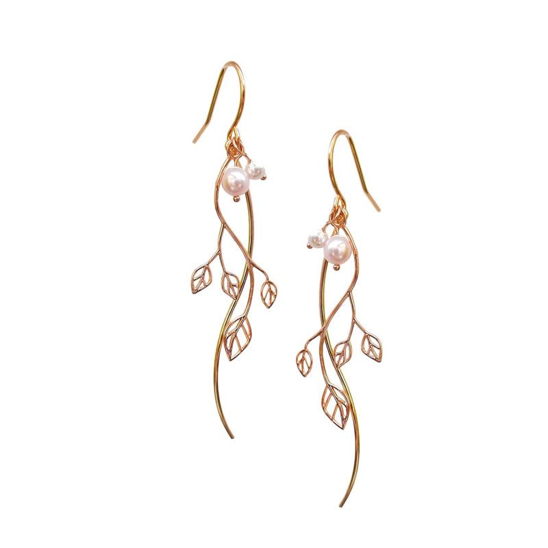 Twisted Leaf Earrings