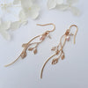 Twisted Leaf Earrings